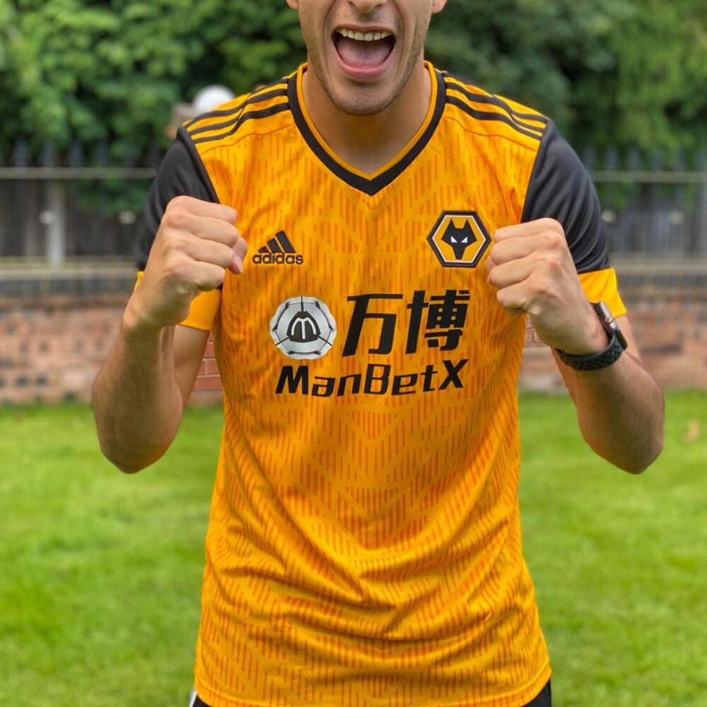Adidas 2020-21 Wolves adidas Home Soccer Jersey Aeroready Men's Size XL